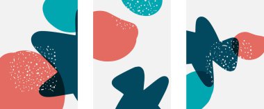 El çizimi karalama şekilleri, duvar resimleri, vektör soyut arka plan şablonları. A4 poster tasarımı veya kapaklar, afişler, broşürler için