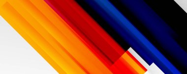 Gölge çizgileri, modern formlar, dikdörtgenler, kareler ve akışkan eğimlere sahip geometrik soyut arkaplanlar. Parlak renkli çizgiler serin arkaplanlar