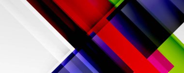 Gölge çizgileri, modern formlar, dikdörtgenler, kareler ve akışkan eğimlere sahip geometrik soyut arkaplanlar. Parlak renkli çizgiler serin arkaplanlar