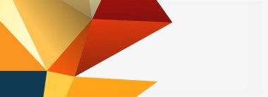 3d mozaik soyut arkaplan, düşük poli şekilli geometrik tasarım