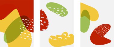 El çizimi karalama şekilleri, duvar resimleri, vektör soyut arka plan şablonları. A4 poster tasarımı veya kapaklar, afişler, broşürler için