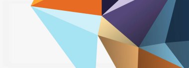 3d mozaik soyut arkaplan, düşük poli şekilli geometrik tasarım