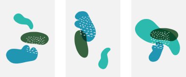 El çizimi karalama şekilleri, duvar resimleri, vektör soyut arka plan şablonları. A4 poster tasarımı veya kapaklar, afişler, broşürler için