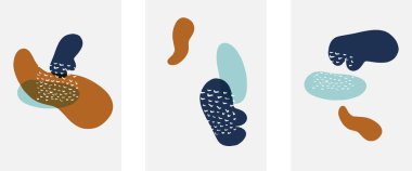 El çizimi karalama şekilleri, duvar resimleri, vektör soyut arka plan şablonları. A4 poster tasarımı veya kapaklar, afişler, broşürler için