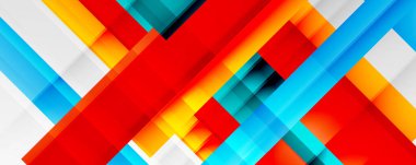 Gölge çizgileri, modern formlar, dikdörtgenler, kareler ve akışkan eğimlere sahip geometrik soyut arkaplanlar. Parlak renkli çizgiler serin arkaplanlar