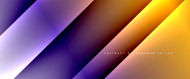 Dinamik diyagonal çizgileri olan akışkan eğimler soyut arkaplan. Dinamik ışık ve gölge efektleriyle parlak renkler. Vektör duvar kağıdı veya poster