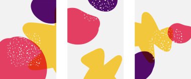 El çizimi karalama şekilleri, duvar resimleri, vektör soyut arka plan şablonları. A4 poster tasarımı veya kapaklar, afişler, broşürler için