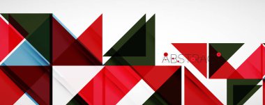 Geometrik soyut arkaplan. Tekno renk üçgen şekilleri. Kapaklar, afişler, el ilanları ve posterler ve diğer tasarımlar için vektör illüstrasyonu