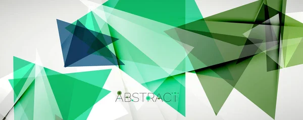 Fundo geométrico abstrato. Formas de triângulo de cor. Ilustração vetorial para capas, banners, folhetos e cartazes e outros desenhos — Vetor de Stock