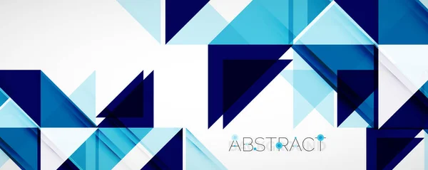 Geometrisk abstrakt bakgrund. Techno färg triangel former. Vektorillustration för omslag, banderoller, flygblad och affischer och annan design — Stock vektor
