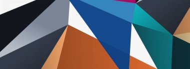 3d mozaik soyut arkaplan, düşük poli şekilli geometrik tasarım