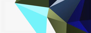 3d mozaik soyut arkaplan, düşük poli şekilli geometrik tasarım