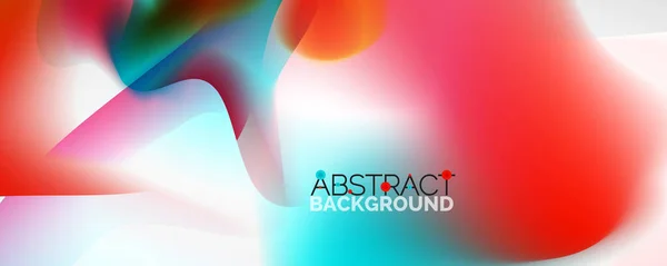 Fluid color gradient abstract background, trendy colorful wallpaper. Vector illustration for placards, brochures, posters, banners and covers — Stock Vector