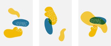 El çizimi karalama şekilleri, duvar resimleri, vektör soyut arka plan şablonları. A4 poster tasarımı veya kapaklar, afişler, broşürler için