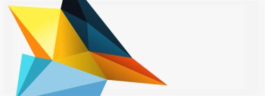 3d mozaik soyut arkaplan, düşük poli şekilli geometrik tasarım