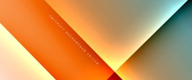 Dinamik diyagonal çizgileri olan akışkan eğimler soyut arkaplan. Dinamik ışık ve gölge efektleriyle parlak renkler. Vektör duvar kağıdı veya poster