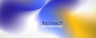 Akışkan renk gradyanı soyut arkaplan, modaya uygun renkli duvar kağıdı. Pankartlar, broşürler, posterler, afişler ve kapaklar için vektör ilüstrasyonu