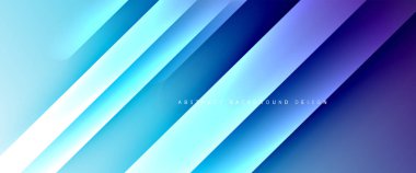 Dinamik diyagonal çizgileri olan akışkan eğimler soyut arkaplan. Dinamik ışık ve gölge efektleriyle parlak renkler. Vektör duvar kağıdı veya poster