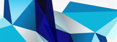 3d mozaik soyut arkaplan, düşük poli şekilli geometrik tasarım