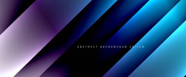 Dinamik diyagonal çizgileri olan akışkan eğimler soyut arkaplan. Dinamik ışık ve gölge efektleriyle parlak renkler. Vektör duvar kağıdı veya poster