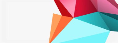 3d mozaik soyut arkaplan, düşük poli şekilli geometrik tasarım