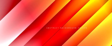 Dinamik diyagonal çizgileri olan akışkan eğimler soyut arkaplan. Dinamik ışık ve gölge efektleriyle parlak renkler. Vektör duvar kağıdı veya poster