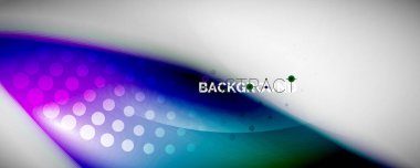 Vektör bulanık renk dalgalı şekiller, tekno fütüristik soyut arkaplan. İş veya teknoloji sunumu için modaya uygun şablon, İnternet posteri veya web broşürü kapağı, duvar kağıdı