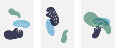 El çizimi karalama şekilleri, duvar resimleri, vektör soyut arka plan şablonları. A4 poster tasarımı veya kapaklar, afişler, broşürler için