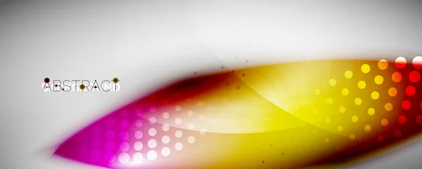 Vector wazig kleur golvende vormen, techno futuristische abstracte achtergrond. Trendy template voor zakelijke of technologische presentatie, internet poster of web brochure omslag, behang — Stockvector