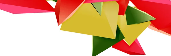 Háromszög mozaik elvont háttér, 3D-s háromszög alakú alacsony poli alakzatok. Geometrikus vektor illusztráció borítók, transzparensek, szórólapok és plakátok és egyéb — Stock Vector