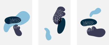 El çizimi karalama şekilleri, duvar resimleri, vektör soyut arka plan şablonları. A4 poster tasarımı veya kapaklar, afişler, broşürler için