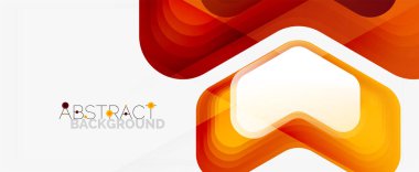 Vektör 3d ok geometrik bileşimi, iş veya teknoloji sunumu için soyut arkaplan, İnternet posteri veya web broşürü kapağı, duvar kağıdı