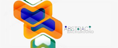 Vektör 3d ok geometrik bileşimi, iş veya teknoloji sunumu için soyut arkaplan, İnternet posteri veya web broşürü kapağı, duvar kağıdı