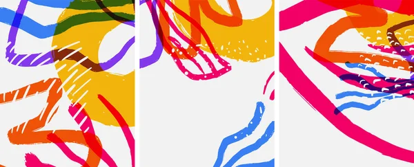 Sosiale medier abstrakt bakgrunn. Abstrakt håndtegnet krusedull. Vektorillustrasjon for deksler, bannere, flyveblader – stockvektor