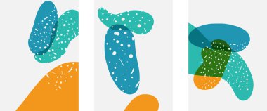 El çizimi karalama şekilleri, duvar resimleri, vektör soyut arka plan şablonları. A4 poster tasarımı veya kapaklar, afişler, broşürler için