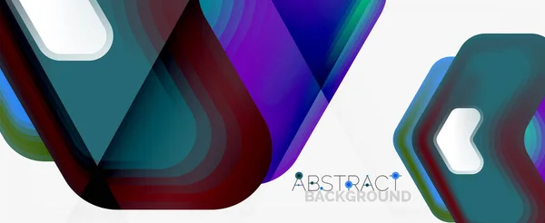 Vector 3d composição geométrica seta, fundo abstrato para apresentação de negócios ou tecnologia, cartaz internet ou capa de brochura web, papel de parede — Vetor de Stock