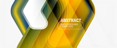 Vektör 3d ok geometrik bileşimi, iş veya teknoloji sunumu için soyut arkaplan, İnternet posteri veya web broşürü kapağı, duvar kağıdı