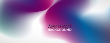 Akışkan renk gradyanı soyut arkaplan, modaya uygun renkli duvar kağıdı. Pankartlar, broşürler, posterler, afişler ve kapaklar için vektör ilüstrasyonu