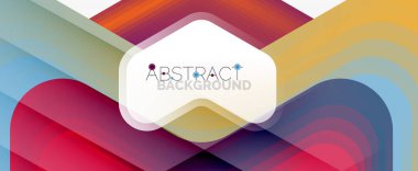 Vektör 3d ok geometrik bileşimi, iş veya teknoloji sunumu için soyut arkaplan, İnternet posteri veya web broşürü kapağı, duvar kağıdı