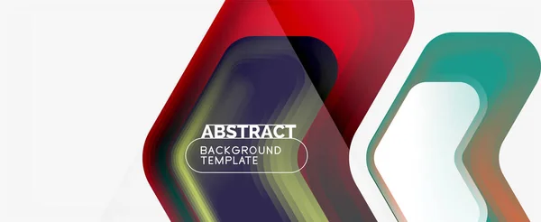Vektor 3d pil geometrisk sammansättning, abstrakt bakgrund för företag eller teknik presentation, internet affisch eller webb broschyr omslag, tapet — Stock vektor