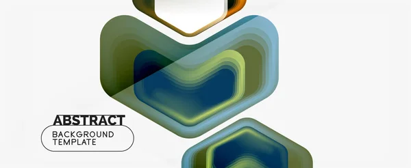 Vektor 3D-Pfeil geometrische Komposition, abstrakter Hintergrund für geschäftliche oder technologische Präsentation, Internet-Poster oder Web-Broschüre Cover, Tapete — Stockvektor
