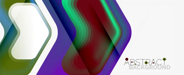 Vektor 3D-Pfeil geometrische Komposition, abstrakter Hintergrund für geschäftliche oder technologische Präsentation, Internet-Poster oder Web-Broschüre Cover, Tapete — Stockvektor