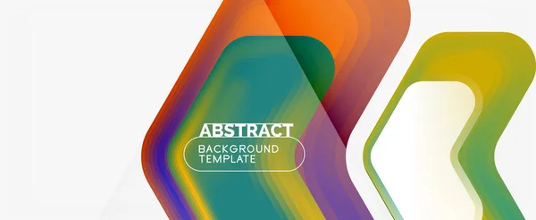 Векторная 3D стрелка геометрической композиции, абстрактный фон для бизнес-презентации или технологии, интернет-плакат или веб-обложка брошюры, обои — стоковый вектор