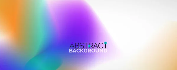 Fluid color gradient abstract background, trendy colorful wallpaper. Vector illustration for placards, brochures, posters, banners and covers — Stock Vector