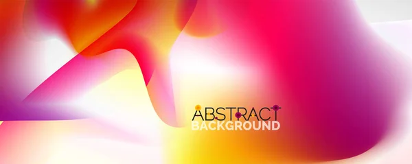 Fluid color gradient abstract background, trendy colorful wallpaper. Vector illustration for placards, brochures, posters, banners and covers — Stock Vector