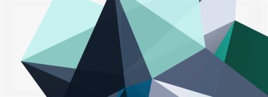 3d mozaik soyut arkaplan, düşük poli şekilli geometrik tasarım