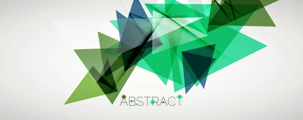 Geometrische abstracte achtergrond. Kleur driehoek vormen. Vector illustratie voor covers, banners, flyers en posters en andere ontwerpen — Stockvector