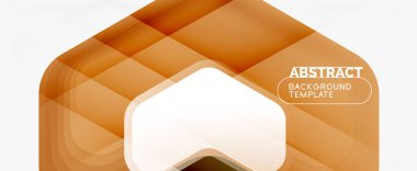 Vektör 3d ok geometrik bileşimi, iş veya teknoloji sunumu için soyut arkaplan, İnternet posteri veya web broşürü kapağı, duvar kağıdı