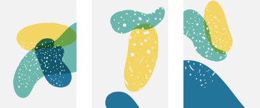 El çizimi karalama şekilleri, duvar resimleri, vektör soyut arka plan şablonları. A4 poster tasarımı veya kapaklar, afişler, broşürler için