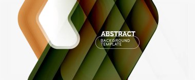 Vektör 3d ok geometrik bileşimi, iş veya teknoloji sunumu için soyut arkaplan, İnternet posteri veya web broşürü kapağı, duvar kağıdı